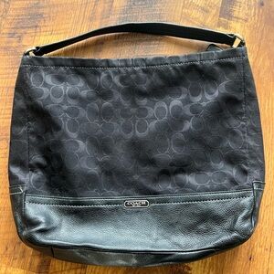 Coach Park Signature Hobo Bag